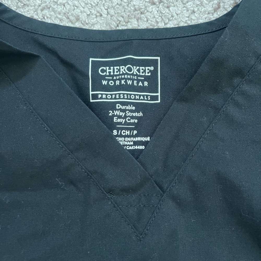 Cherokee Scrub Set Black Size Small